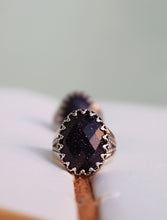 Load image into Gallery viewer, Inner Circle- Blue Goldstone Rings