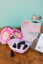 Load image into Gallery viewer, Cloak of Desire- Hand Dipped Incense Cones and Heart Dish