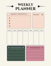 Load image into Gallery viewer, 2025 Planner- Digital Download