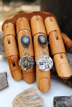 Load image into Gallery viewer, Bonefire Haunts Druzy Dangles