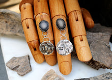 Load image into Gallery viewer, Bonefire Haunts Druzy Dangles