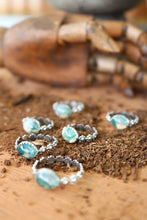 Load image into Gallery viewer, Floral Crown Moss Agate Rings