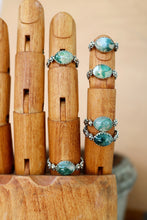 Load image into Gallery viewer, Floral Crown Moss Agate Rings