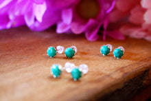 Load image into Gallery viewer, Simple Turquoise Studs