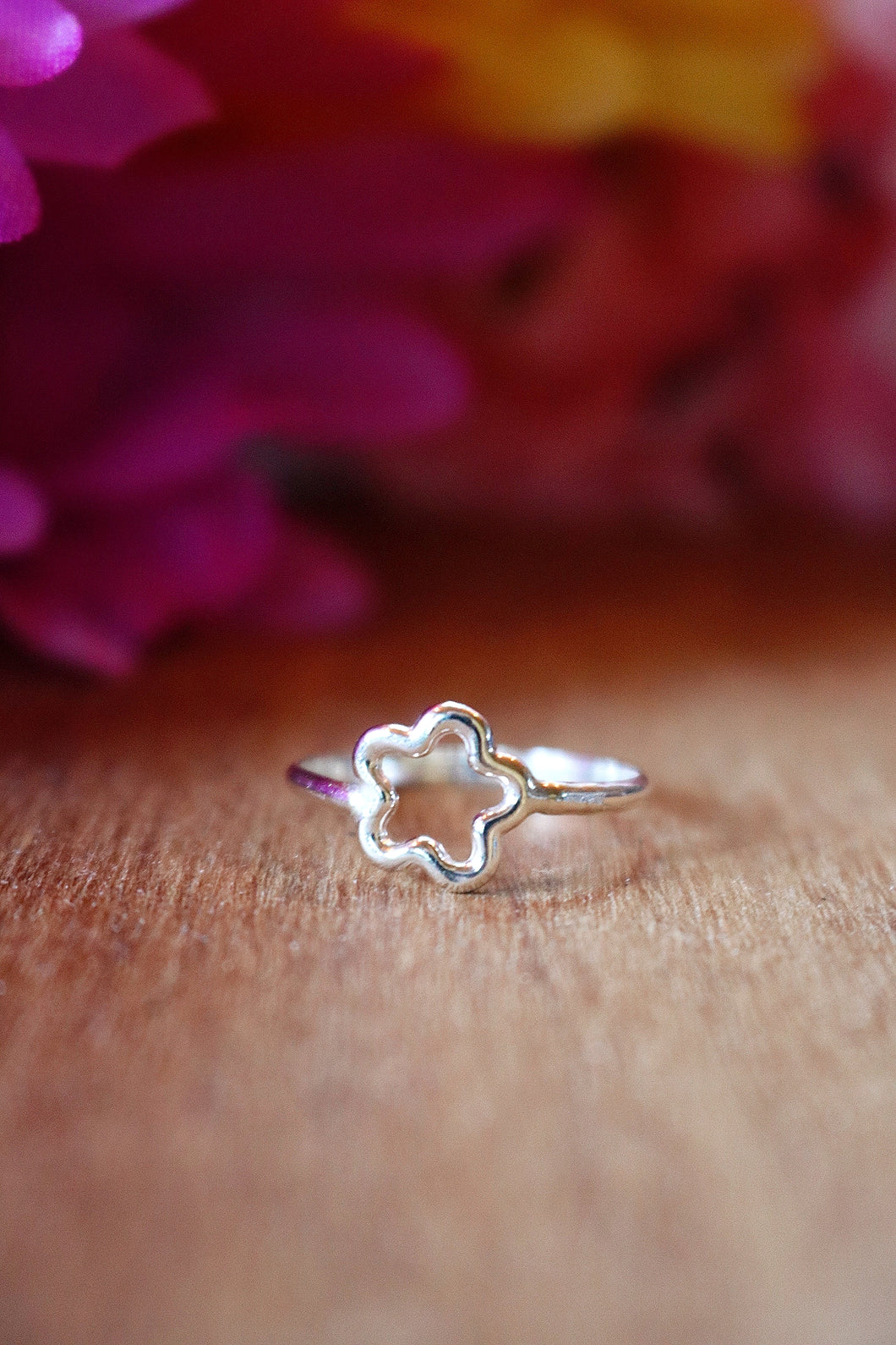 Floral Outline Rings