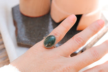 Load image into Gallery viewer, Vintage Floral Jade Rings
