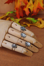 Load image into Gallery viewer, Faceted Tourmalated Quartz Rings