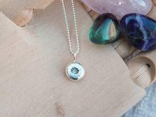 Load image into Gallery viewer, Birth Flower Pebble Charm Necklace