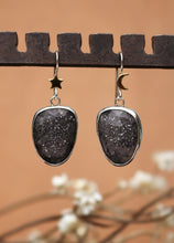 Load image into Gallery viewer, Night Court- Midnight Quartzite Earrings
