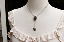 Load image into Gallery viewer, The Court of Dreams- Midnight Quartzite Lariat Necklace
