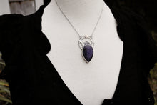 Load image into Gallery viewer, The City of Starlight- Blue Goldstone Tribute Necklace
