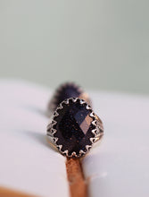 Load image into Gallery viewer, Inner Circle- Blue Goldstone Rings
