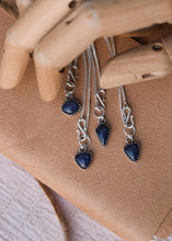 Load image into Gallery viewer, Sidra River- Blue Goldstone Charm Necklaces
