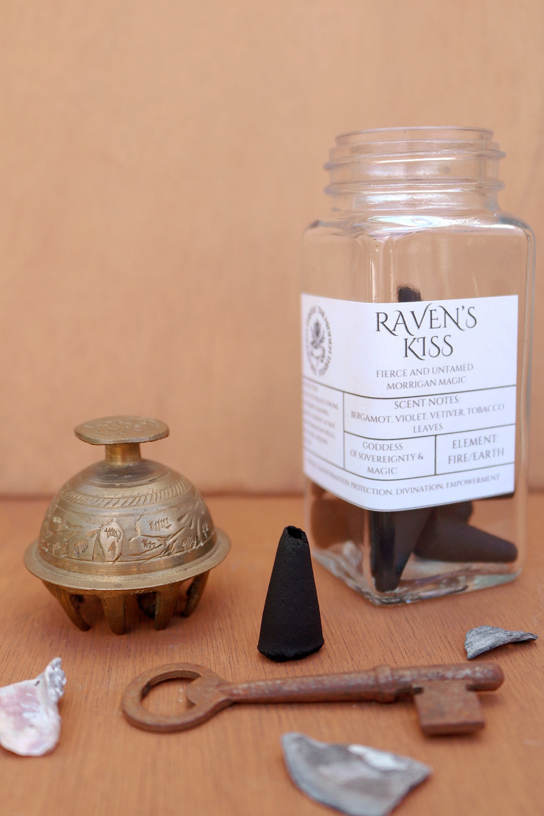 Ravens Kiss- Hand Dipped Incense Cones