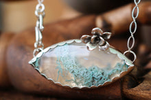 Load image into Gallery viewer, The Ripple Moss Agate Necklace
