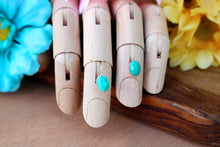 Load image into Gallery viewer, Faceted Turquoise Studs
