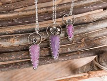Load image into Gallery viewer, Ultraviolet Stitchite Charm Necklace No.2
