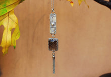 Load image into Gallery viewer, Tourmalated Quartz Tassel Necklace
