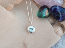 Load image into Gallery viewer, Birth Flower Pebble Charm Necklace

