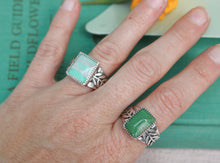 Load image into Gallery viewer, Garden Gates Variscite Rings
