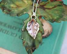 Load image into Gallery viewer, Zultanite Leaf Charm Necklace
