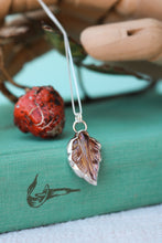 Load image into Gallery viewer, Zultanite Leaf Charm Necklace
